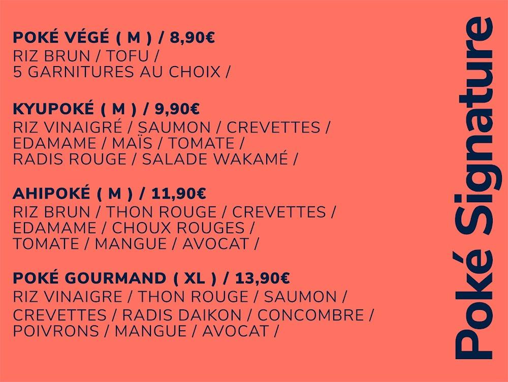 Kyu Poké (Madeleine) - Menu Image 1